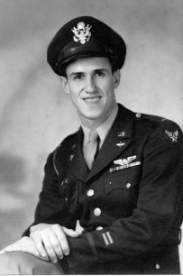 First Lieutenant Edward A. Yorkgitis appears in his formal military photo. A navigator, he served with the Army Air Corps, now known as the U.S. Air Force.    