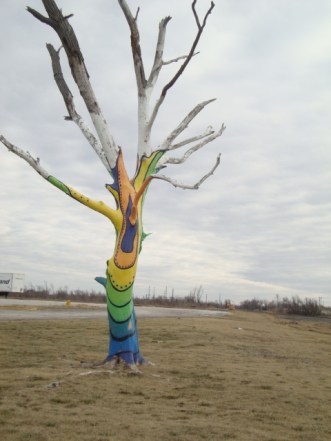 The spirit tree in Joplin symbolizes the resiliency of humankind.